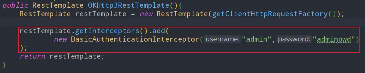 RestTemplate���ͨ��HTTP,Basic,Auth��֤ʾ������˵��